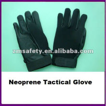 Black PU Leather Custom Neoprene Tactical Glove/Mechanic Glove ZMR489
